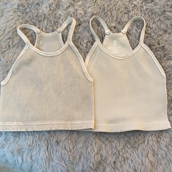 NEW 3 vintage light blue colors !!🌺Free people happiness run crop - Picture 8 of 17